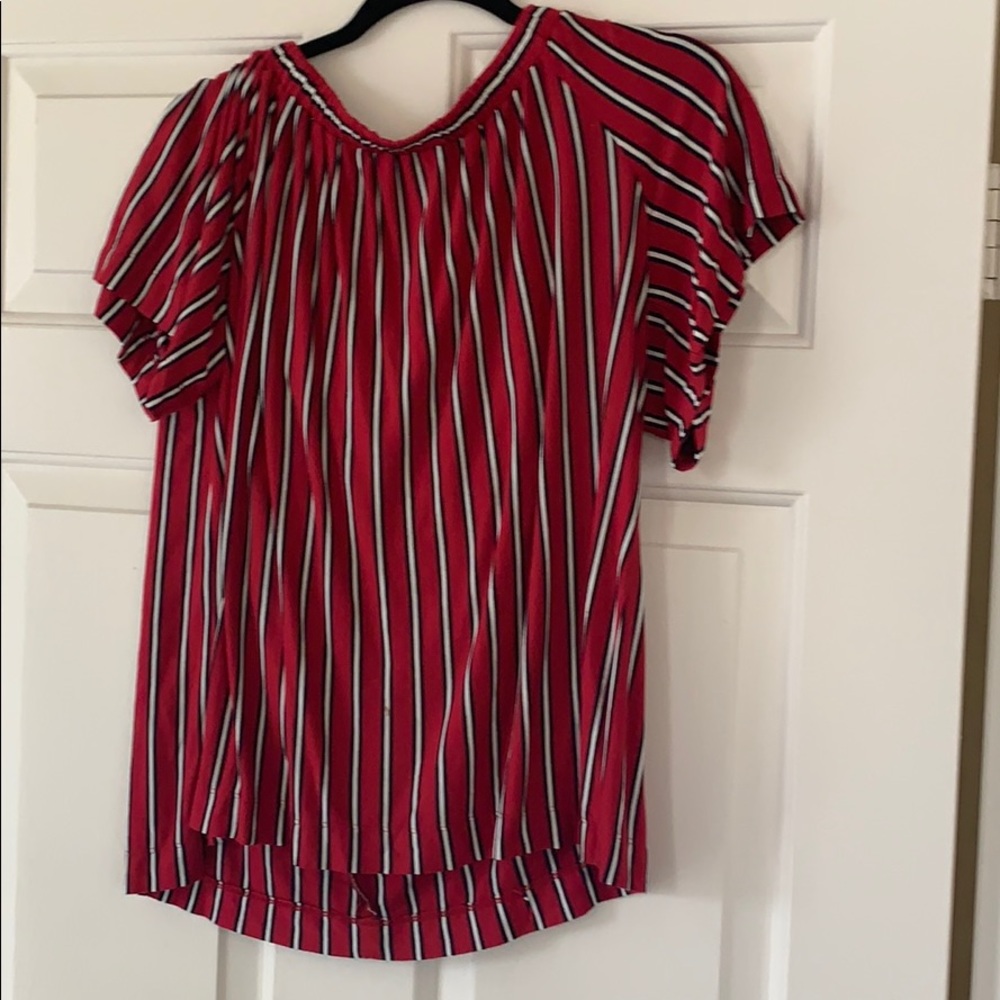 Ann Taylor Loft top with bow tie back